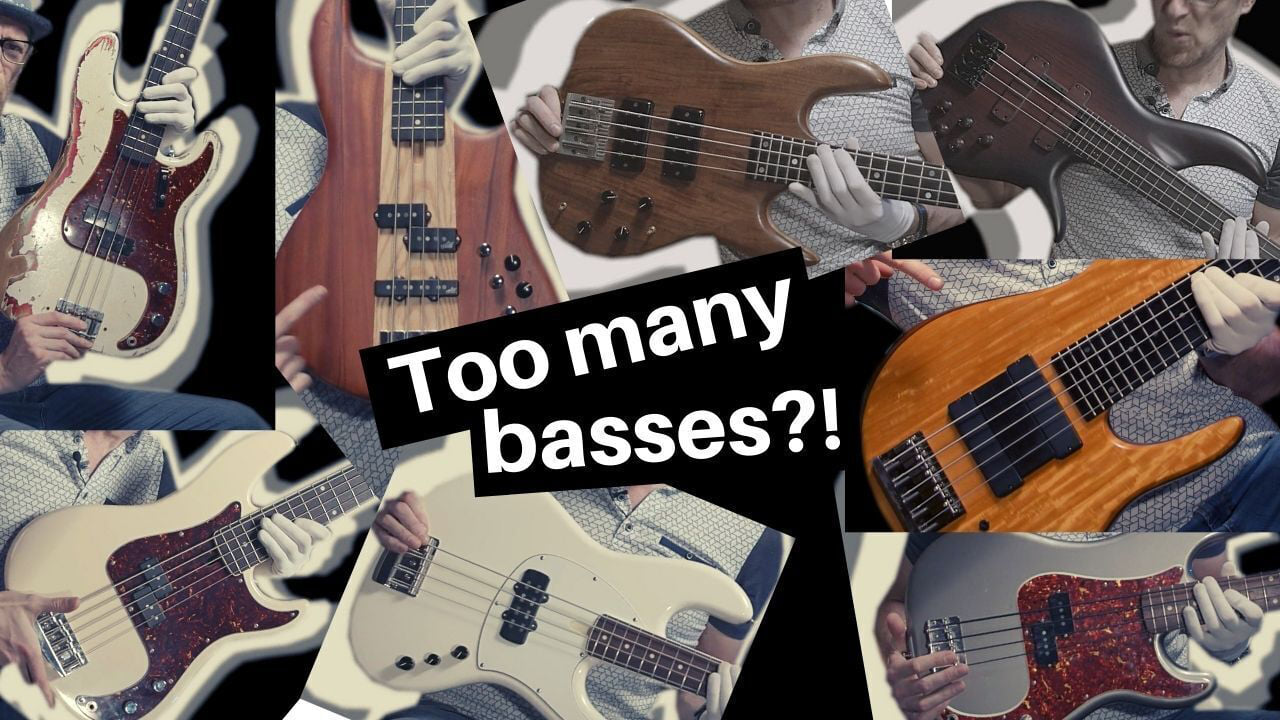 My entire bass collection