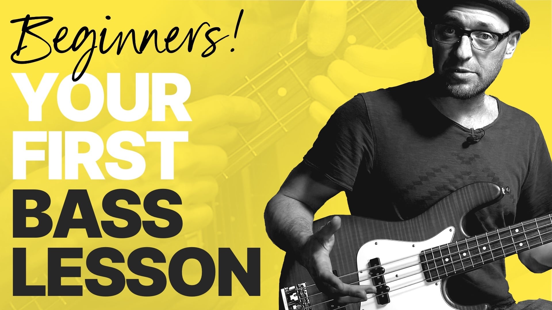Learning to Play the Bass Guitar (Your Very First Steps)