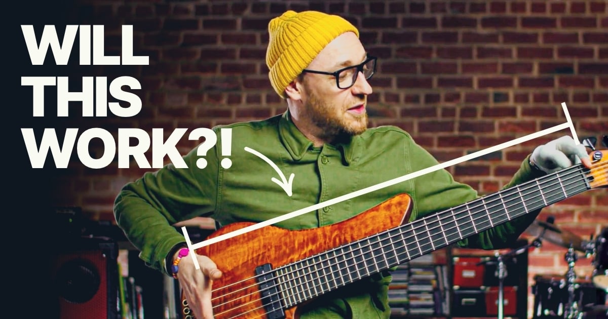 A Short Scale 6-String Bass? Surely this can't work.