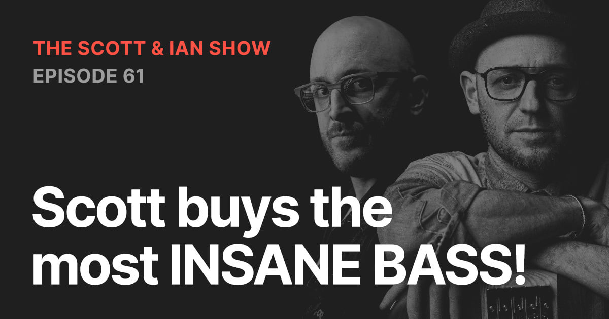 Scott buys the most INSANE bass. EVER!