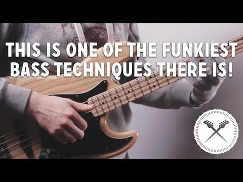 This is one of the funkiest bass techniques there is! (L#113)