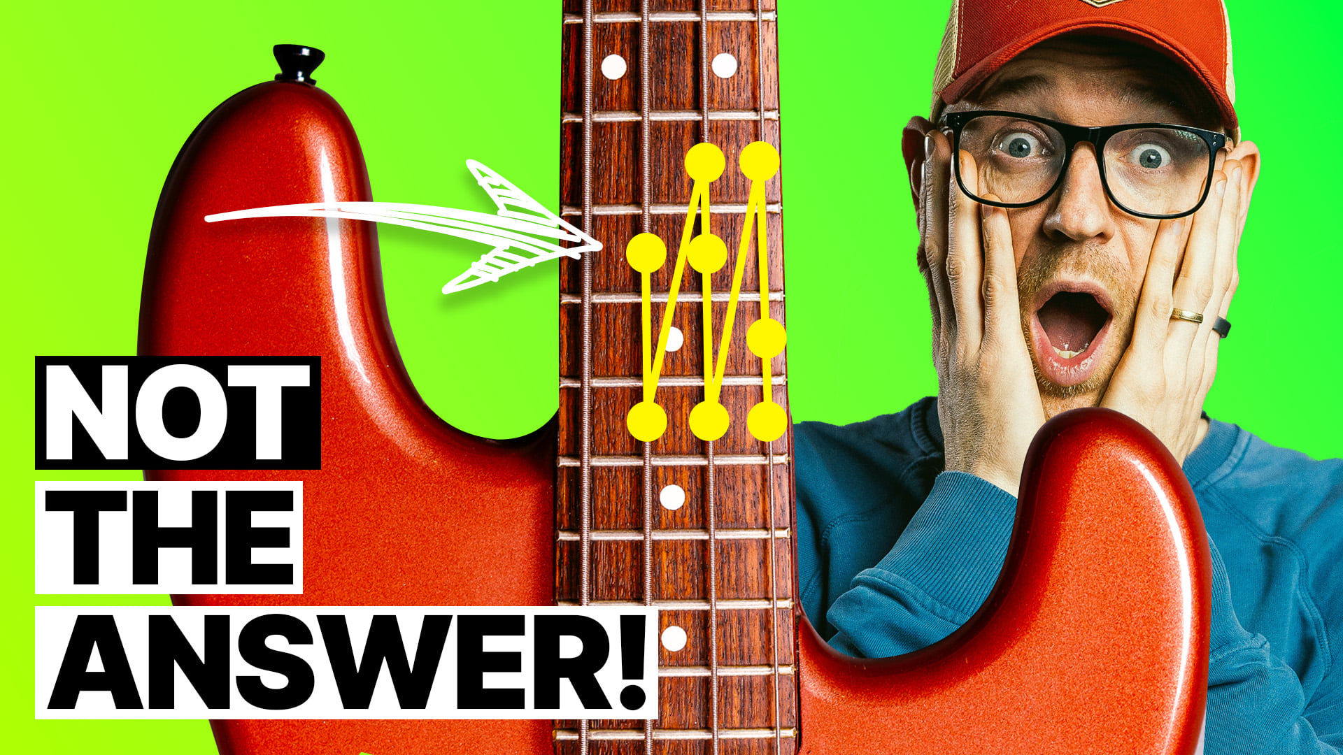 Why learning scales is NOT the answer to learning your fretboard